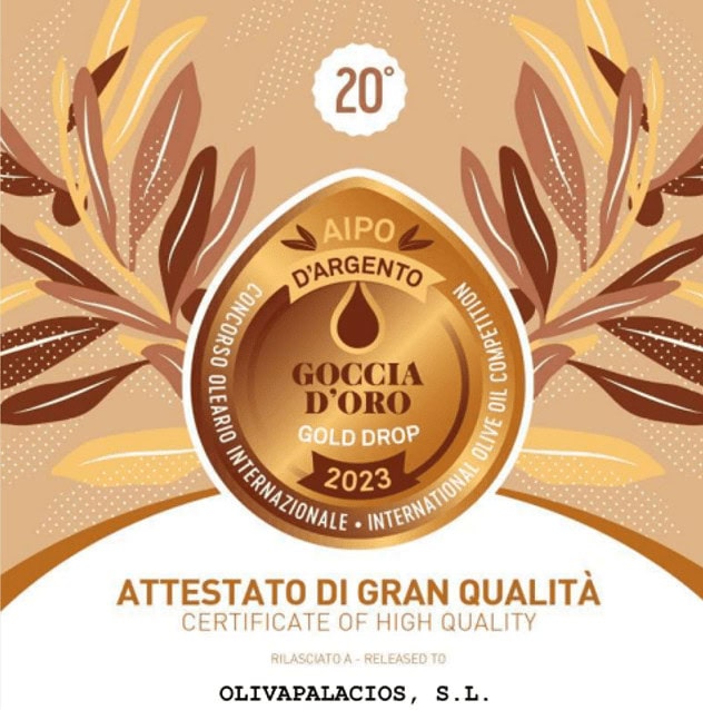 Palacio de los olivos 2024 Goccia d’Oro Italia